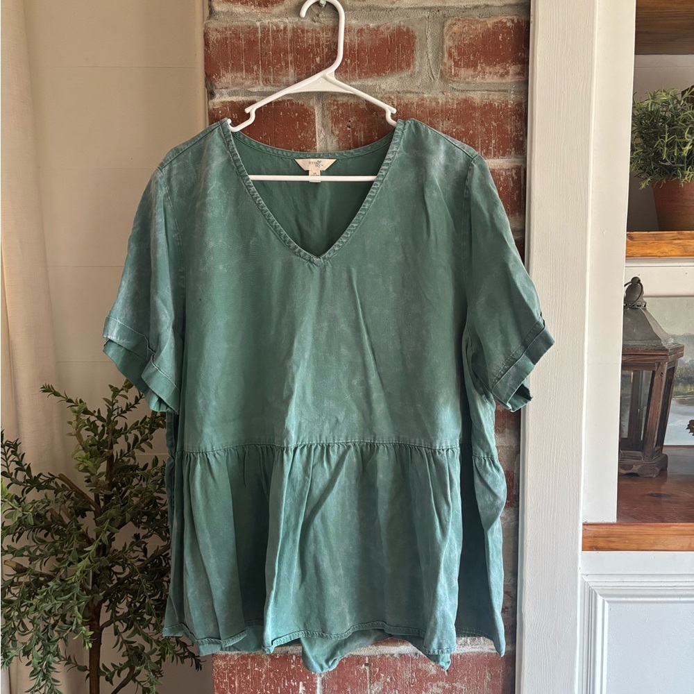 Oversized Peplum Tee